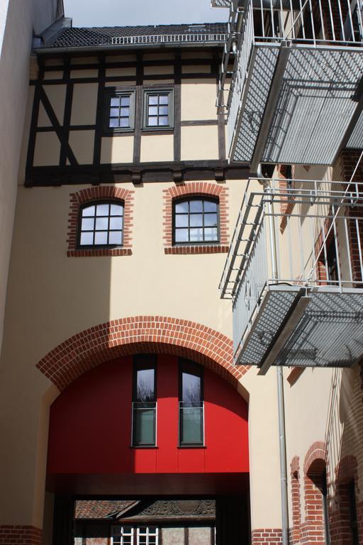Ferienappartements Im Speicherwerk クヴェードリンブルク エクステリア 写真