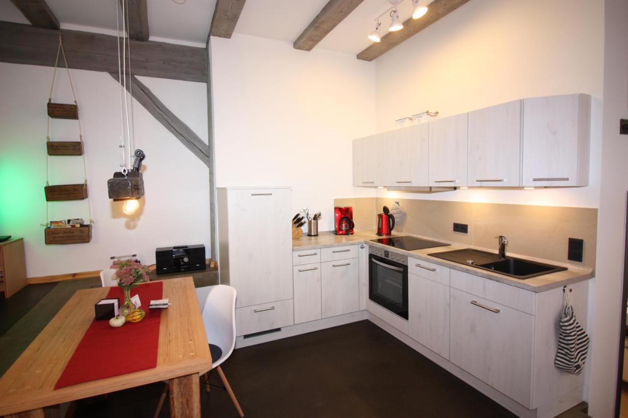 Ferienappartements Im Speicherwerk クヴェードリンブルク エクステリア 写真